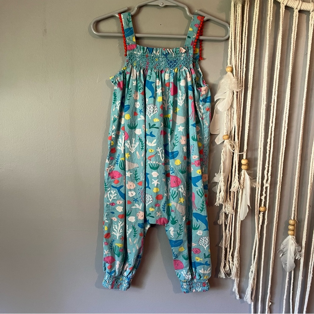 Baby Boden Sea Animals Romper